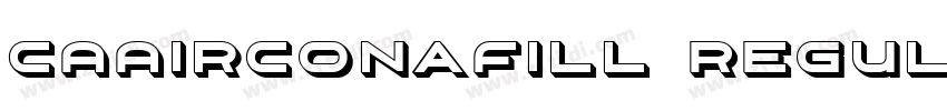 CAAirconaFill Regula字体转换